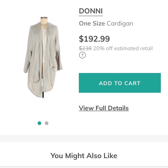 NWT Donni ribbed sweater one size fits all - Picture 6 of 7